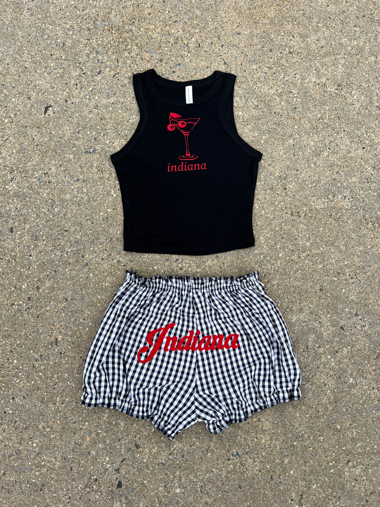 Custom Any College Gingham Bloomer Shorts